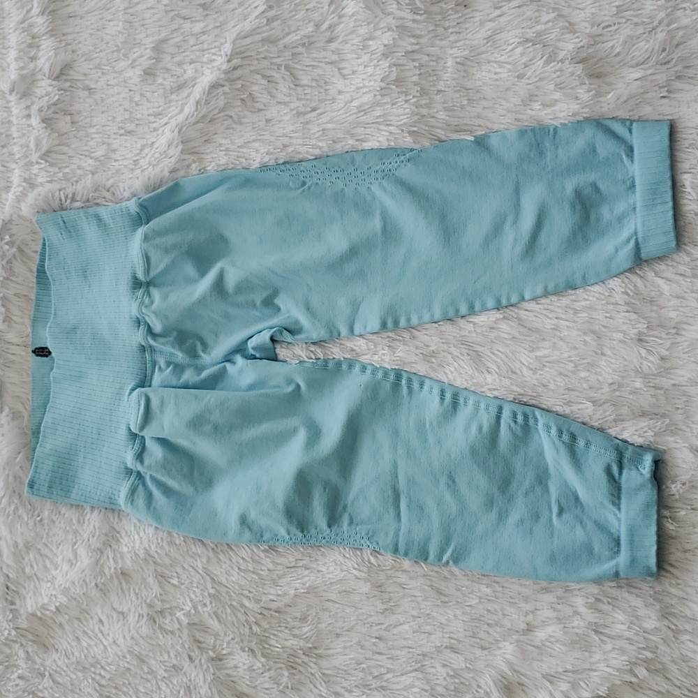 Free People High-Rise Good Karma Crop Leggings Sky High